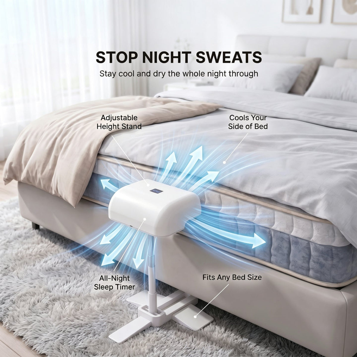 Bed Cooling System Fan