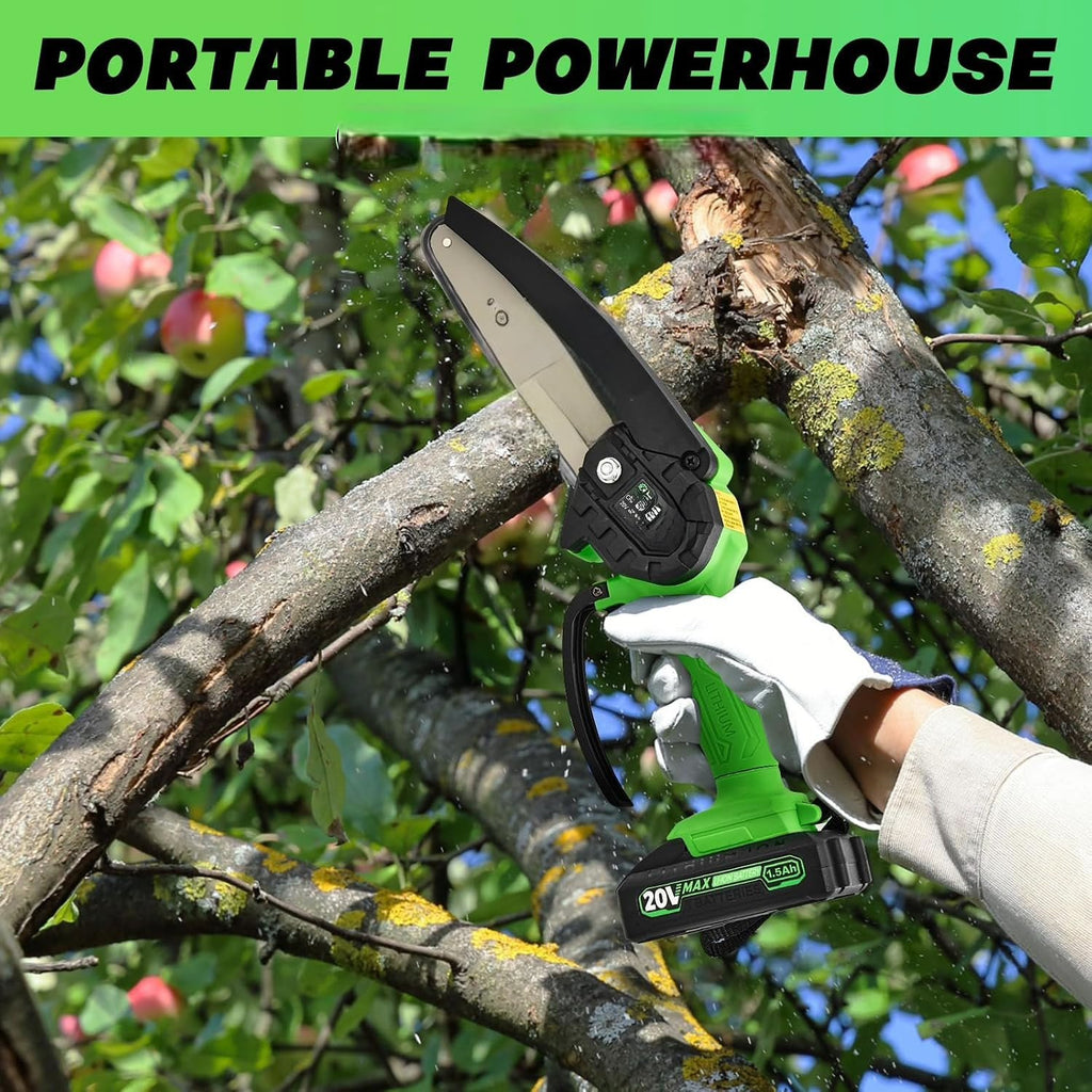 6-Inch Mini Chainsaw– Powerful & Portable Wood Cutter