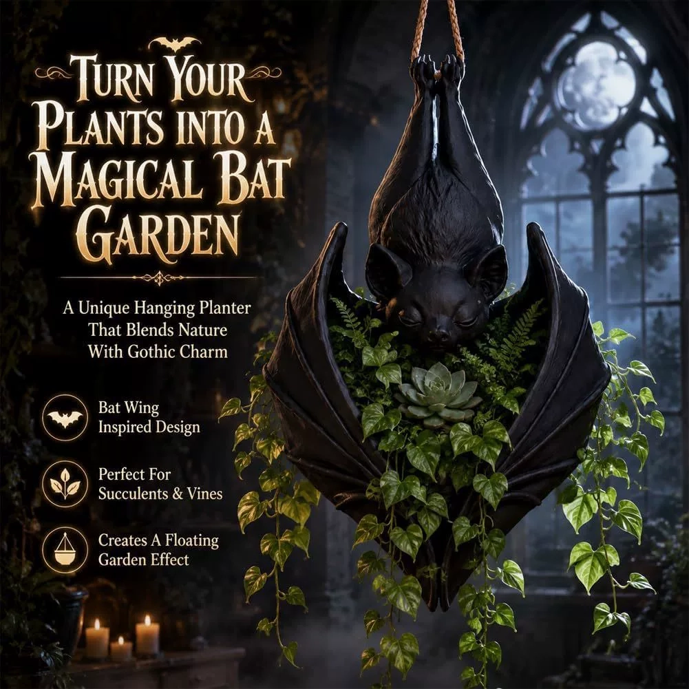 🦇Hanging Bat Plant Pot