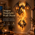 🔥 49% OFF – 🐉 Dragonfire Moonlight Wall Lamp | Enchanted Fantasy Castle Decor 🌙