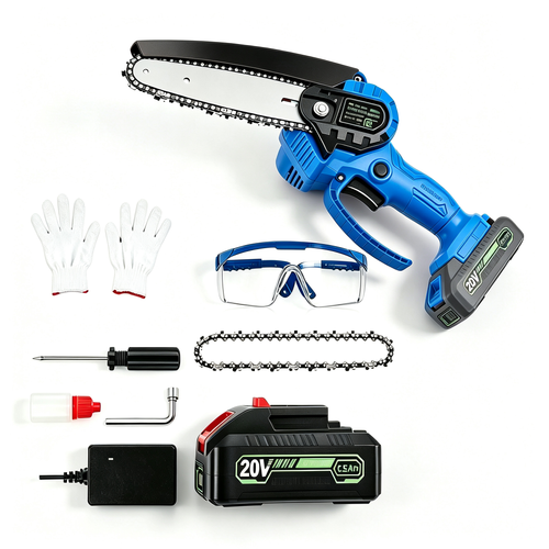 6-Inch Mini Chainsaw– Powerful & Portable Wood Cutter