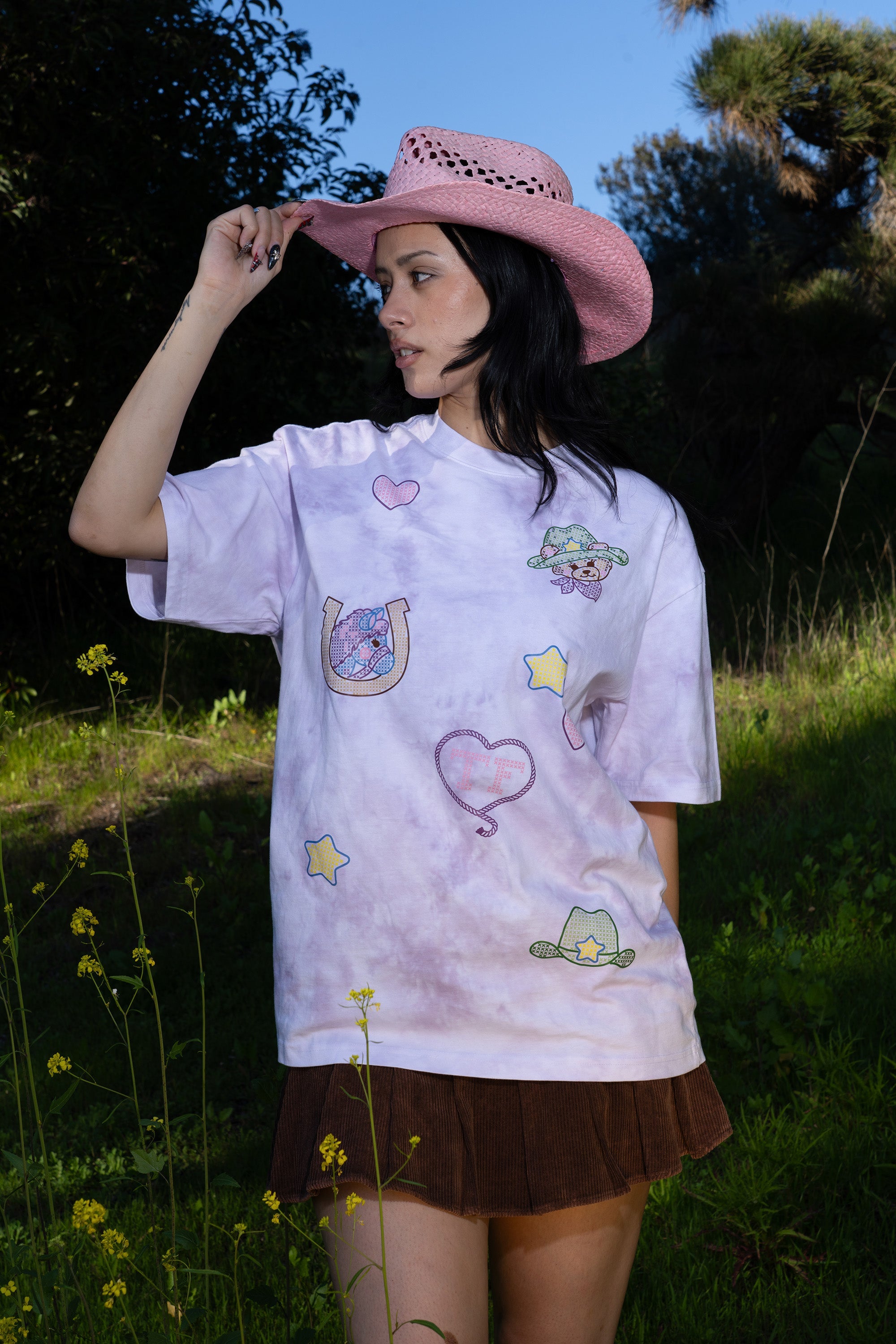 Western Tie Dye Tee