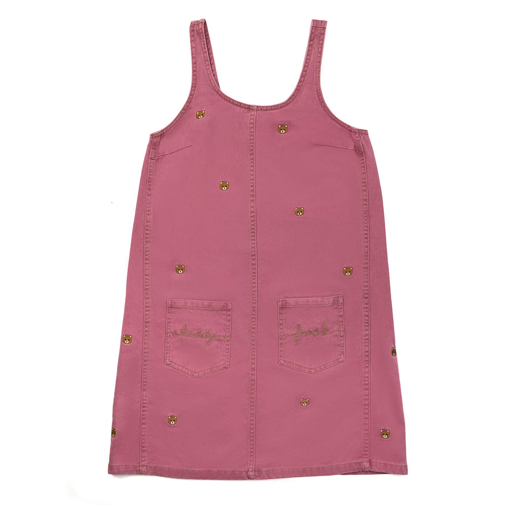 Teddy Embroidery Easy Dress