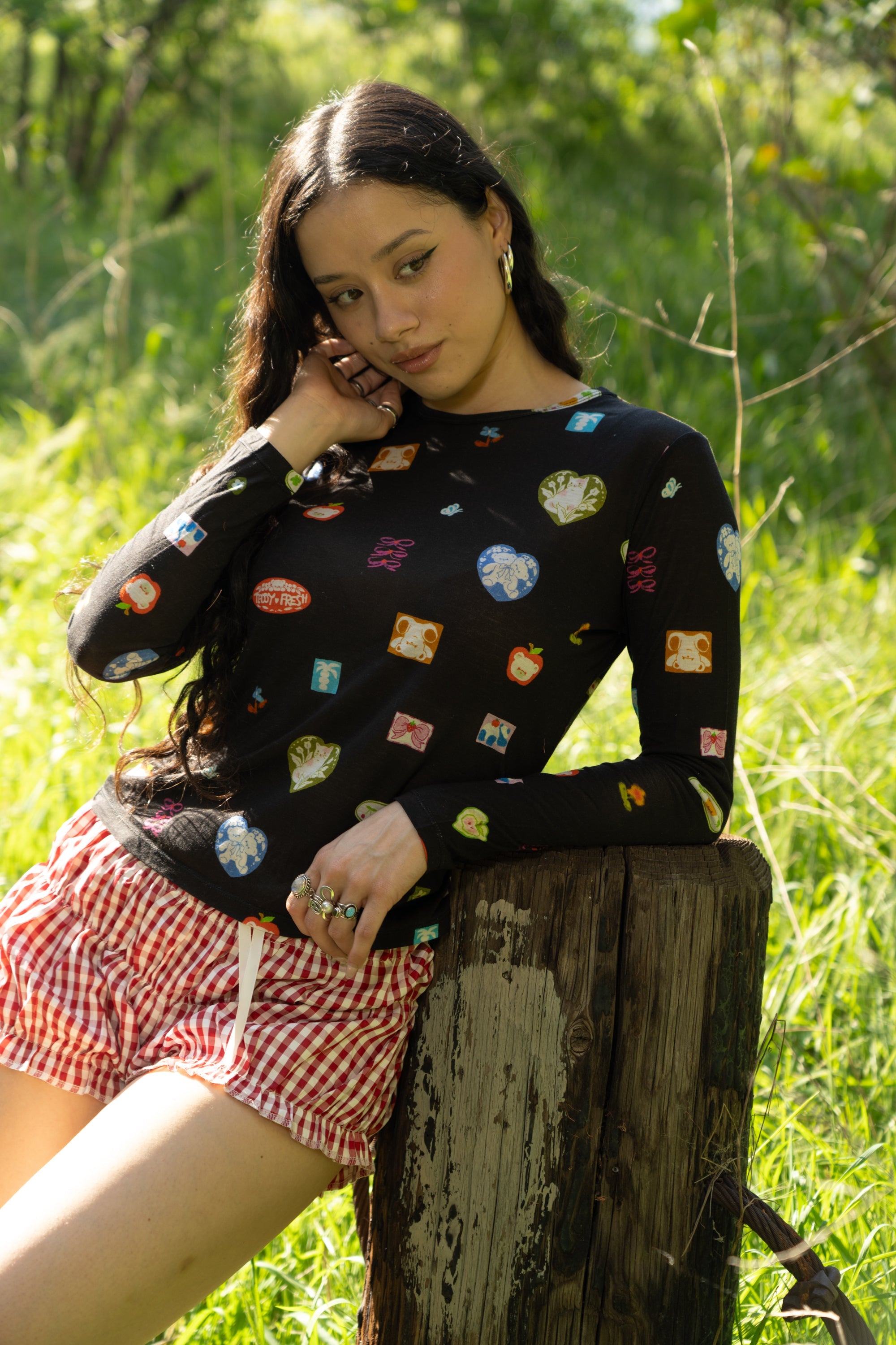 Kim Love Tattoo Long Sleeve Tee