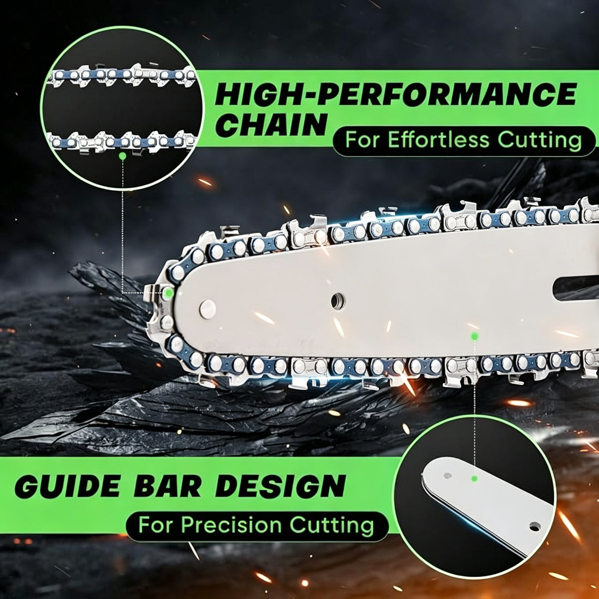 6-Inch Mini Chainsaw– Powerful & Portable Wood Cutter