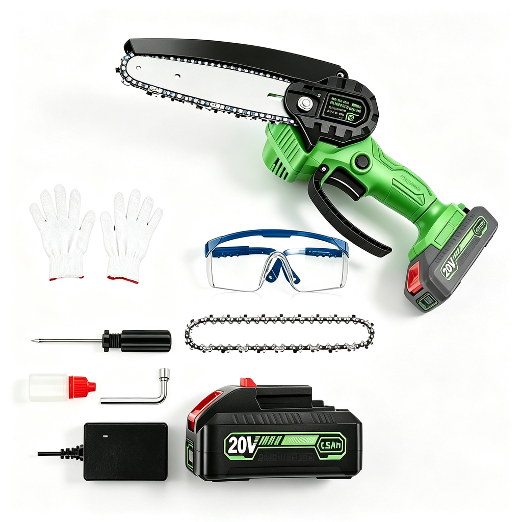 6-Inch Mini Chainsaw– Powerful & Portable Wood Cutter